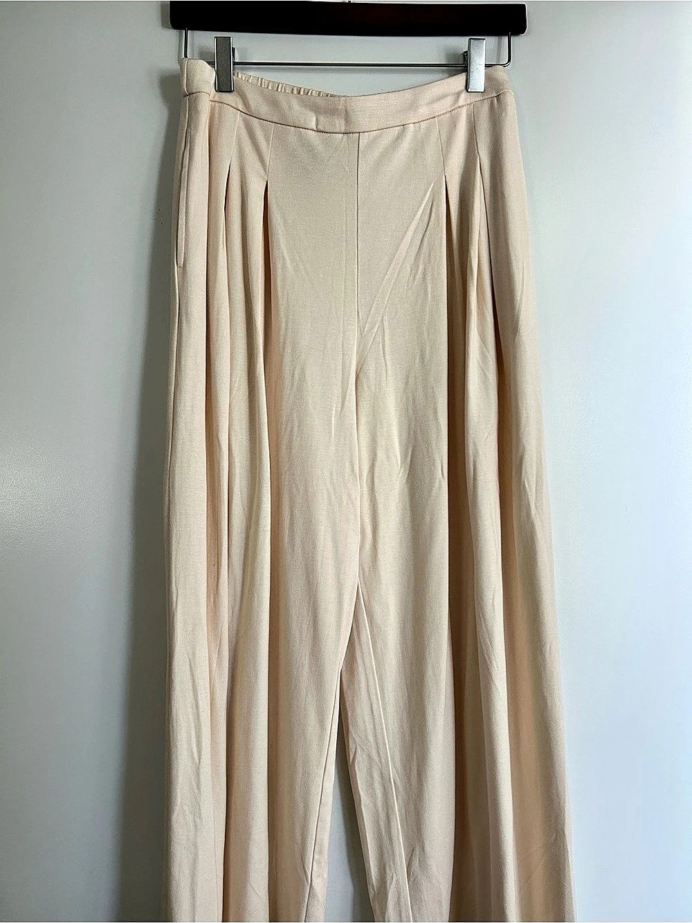 Beige Set - Wide Leg Pants with Halter Top Like New
